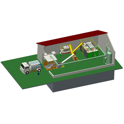 De Meststof van TOGO Automatic Food Waste To Organische Commerciële het Bemesten Machine