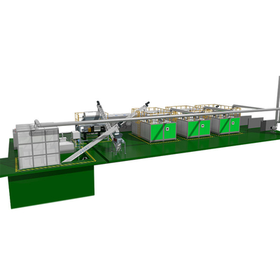 Commerciële van het de Verwijderingsmateriaal van het Voedselafval Grote de Capaciteits Kringloopmachine 10T/Day