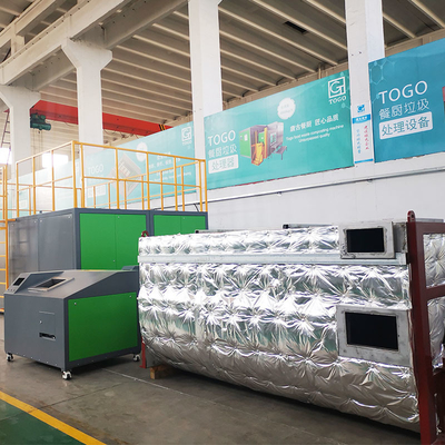 5000KG/Day PLC de Machine TOGO Organic Waste Management Equipment van de Compostmeststof
