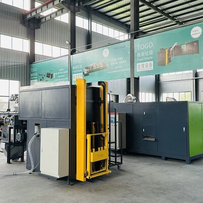 Makkelijk te bedienen Auto Feeding 3000KG dagelijkse capaciteit Organische afvalcomposter en voedsel afvalcomposter