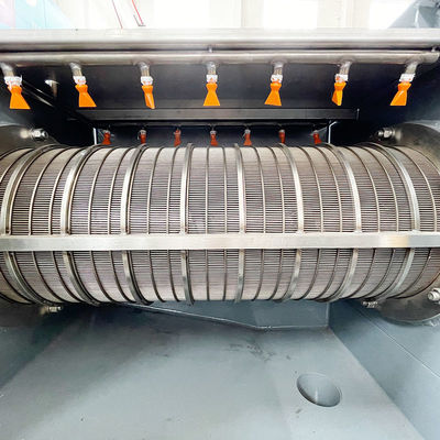 Automatische 304 roestvrij staal voedsel afval ontwatering machine met overbelasting beschermende motor en 220V / 380V spanning