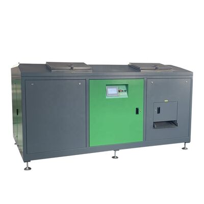 Volautomatische 304 Materiaal Voedselafval Composteer Machine met 500KG/D Capaciteit en SUS304+Q235B Constructie