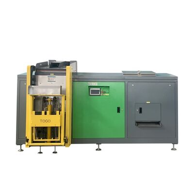 500 kg/d roestvrij staal 304 composteermachine voor voedsel afval met 17,5 kW vermogen en PLC-besturingssysteem