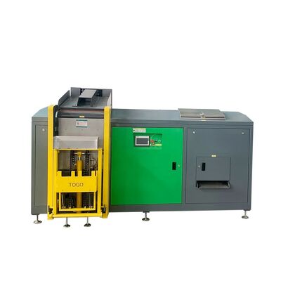 500 kg/d roestvrij staal 304 composteermachine voor voedsel afval met 17,5 kW vermogen en PLC-besturingssysteem