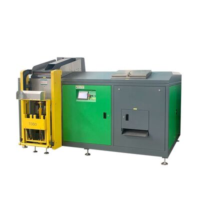 500 kg/d roestvrij staal 304 composteermachine voor voedsel afval met 17,5 kW vermogen en PLC-besturingssysteem