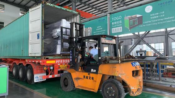 TOGO Intelligente Huishoudelijke Fast Food Composter 50kg Dagelijkse Verwerkingscapaciteit 304 Materiaal Organische Meststof Apparatuur 24-uur