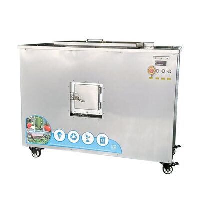 TOGO TG-CC-50 Roestvrij staal 304 organisch afvalcomposter met een capaciteit van 50 kg en 21-24 uur verwerking