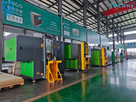 TOGO TG-CC-200S 200 kg/dag afvalverwerker voor voedselresten met geurloze werking en PLC-gestuurde composteerinstallatie voor keukenafval